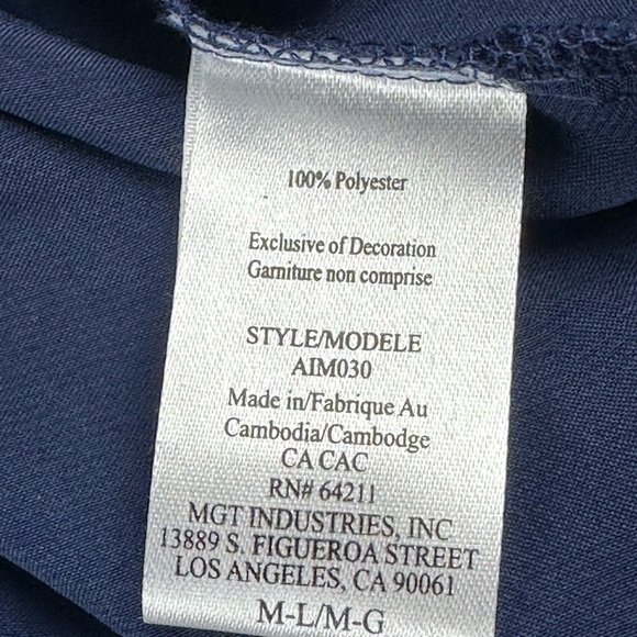 In Bloom Sleep Robe Navy Blue Size M/L - Picture 5 of 6